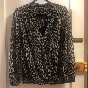 Women's Leopard  INC Top